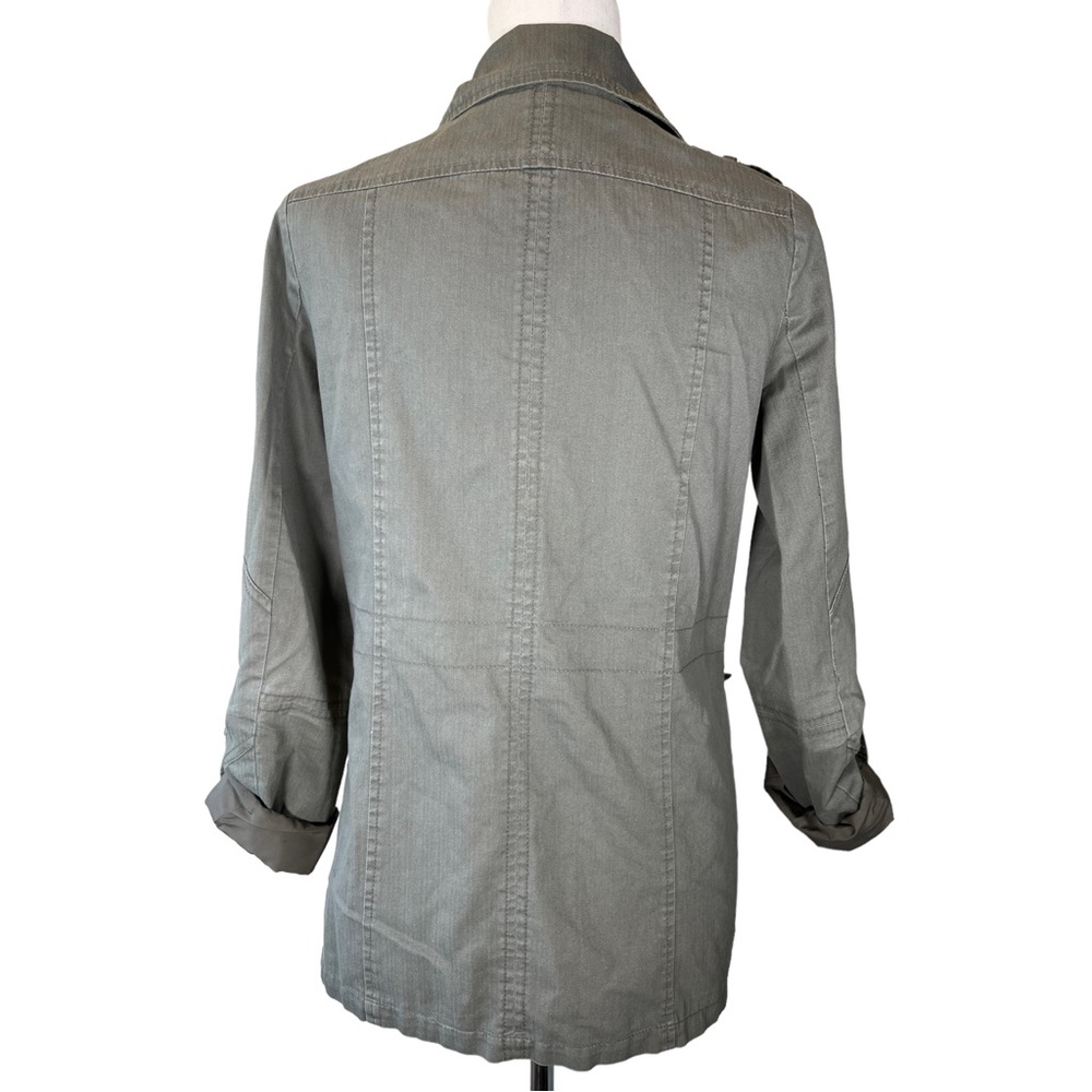 Hive & Honey Green Military Styled Anorak Jacket//S//Waist String Missing - Picture 5 of 9